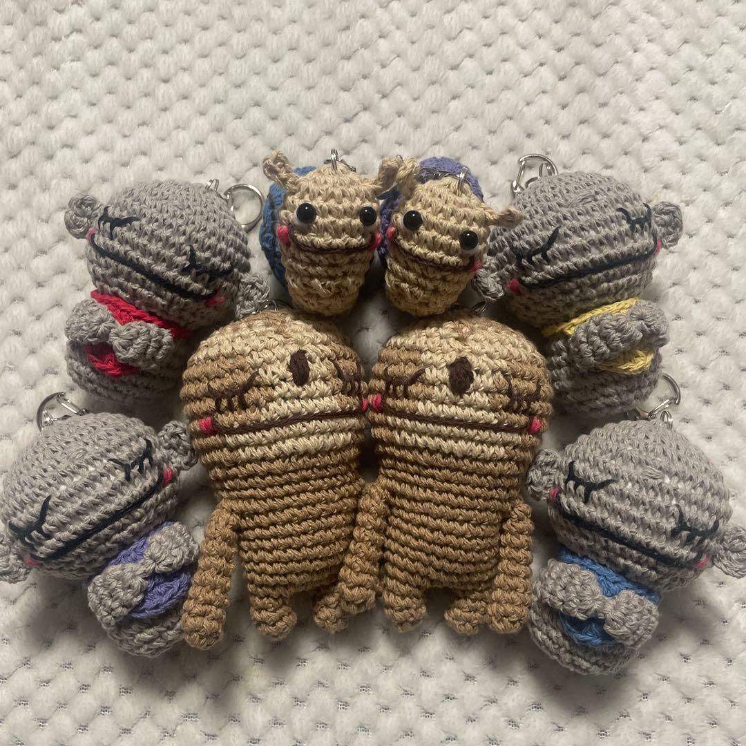 【ポコ様】あみぐるみ キーホルダーセット