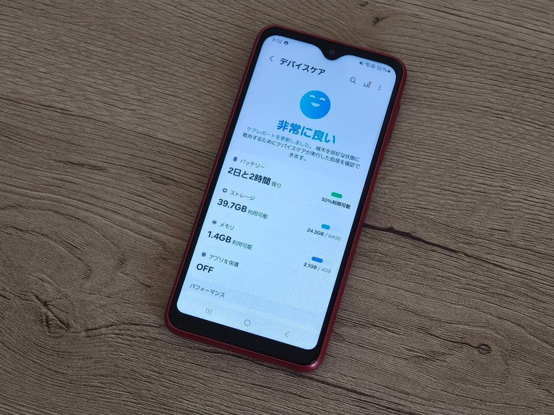 Galaxy A23 5G SIMフリー レッド 64GB