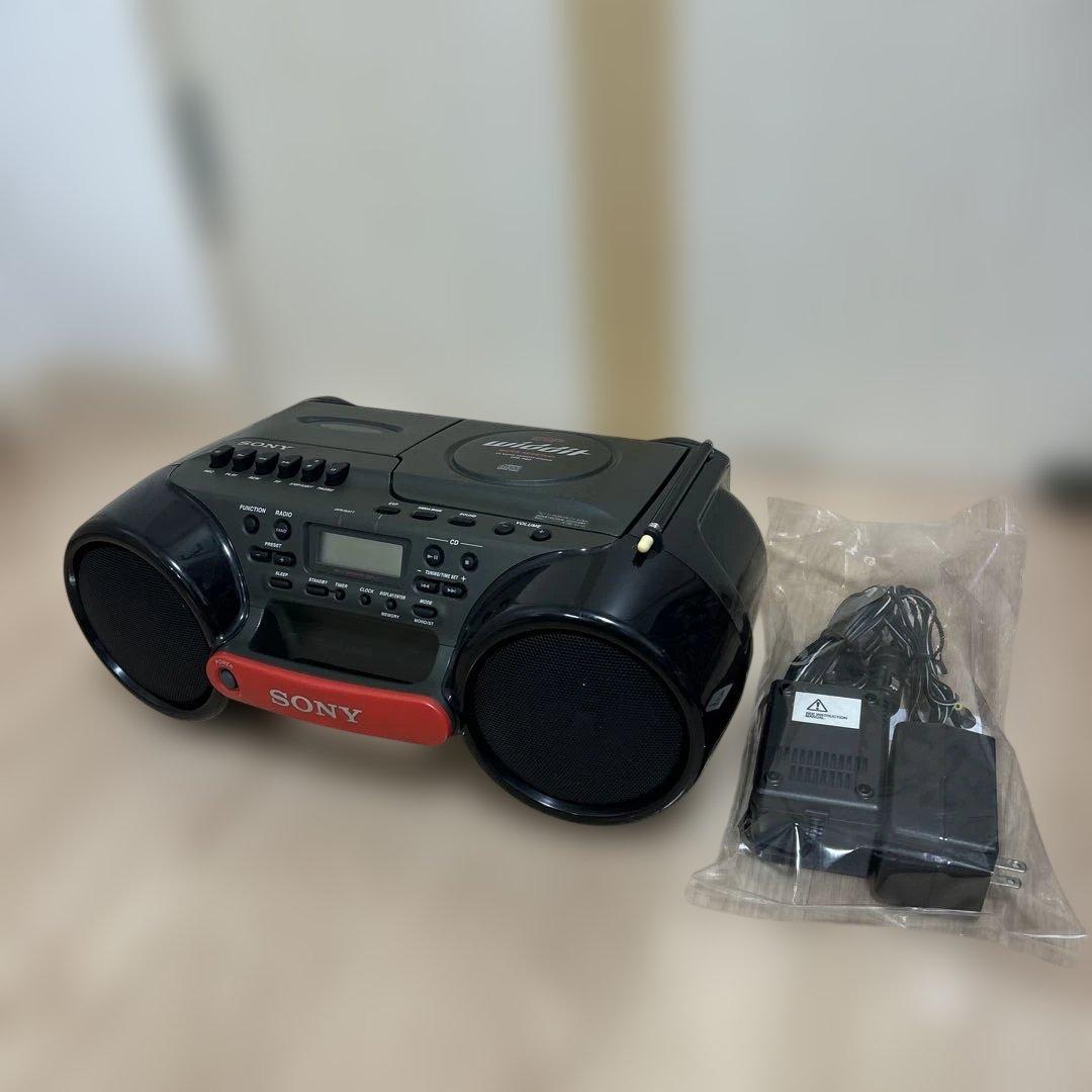 SONY CFD-980 ESPスポーツ 防水ラジオ CD カセットアダプター付
