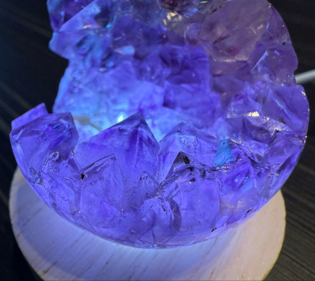 高品質♡ ロマネサイトイン アメジスト 笑口 スフィア 丸玉 紫水晶 天然石