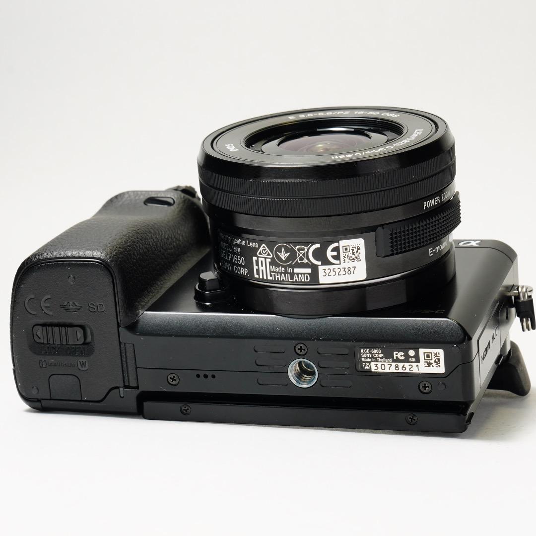 S393枚 Sony α6000 パワーズームキット ブラック 高画質 軽量
