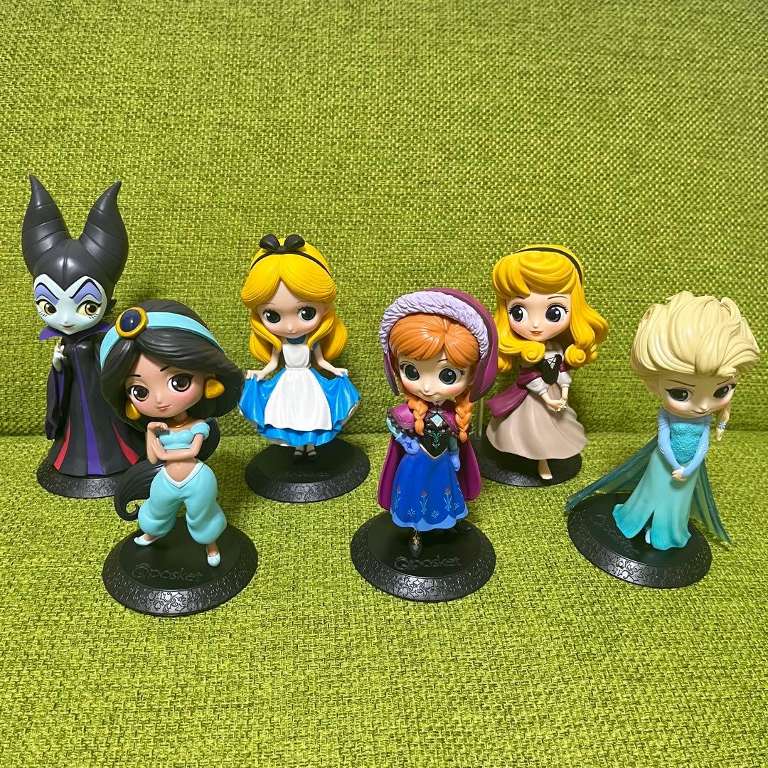 ［貴重］Qposket ディズニープリンセス フィギュア まとめ売り　※箱あり