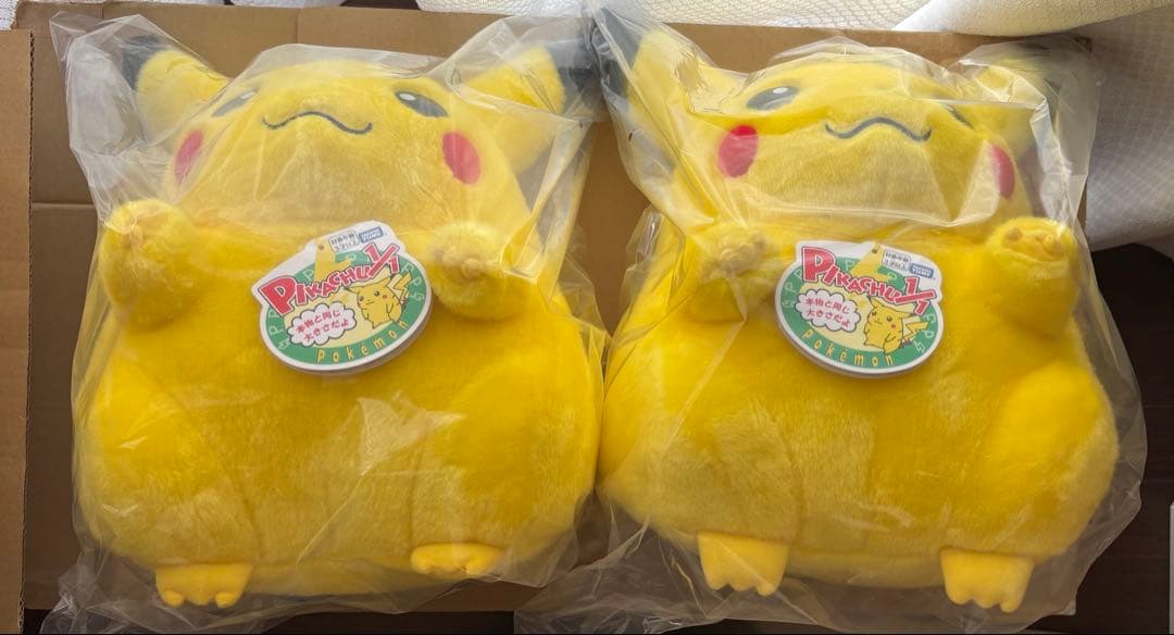 2個セットポケモン30周年記念 おかえり！ ピカチュウ1/1 ぬいぐるみ