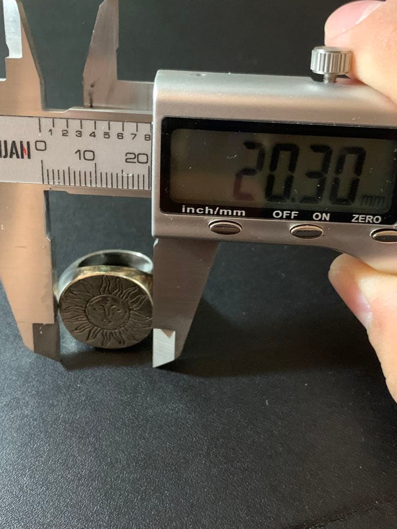 ハンドメイド　アンティーク　シルバー925 サンフェイス　マルジェラ好き必見