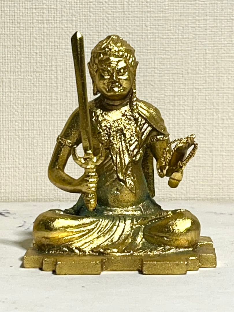 松久宗琳　大仏師　聖観音菩薩像 銅像 セット アンティーク 293／1000