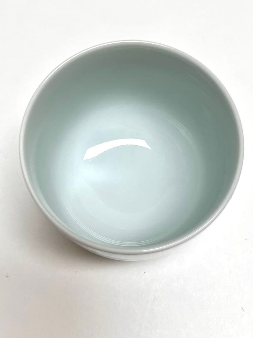 源右衛門窯　染付栗紋　蓋付き碗
