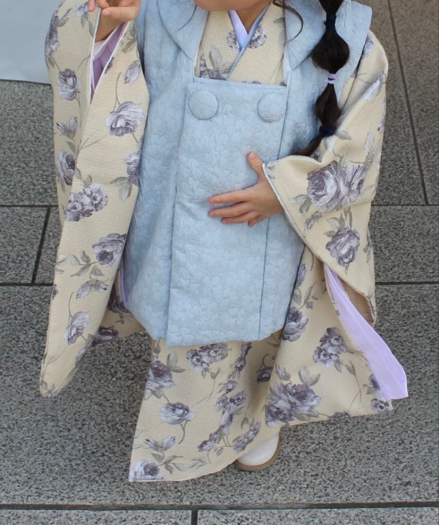 七五三 着物セット 花柄　utatane