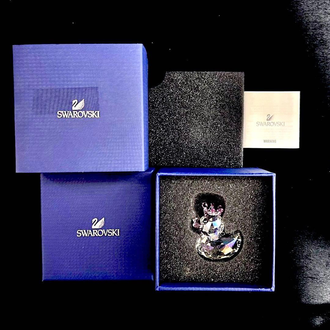 【極美品】SWAROVSKI スワロフスキー ハッピーダック プリンセス