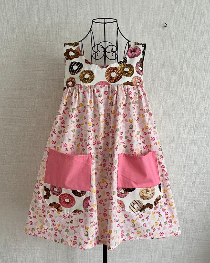 harupan　保育士エプロン　エプロン　ハンドメイド