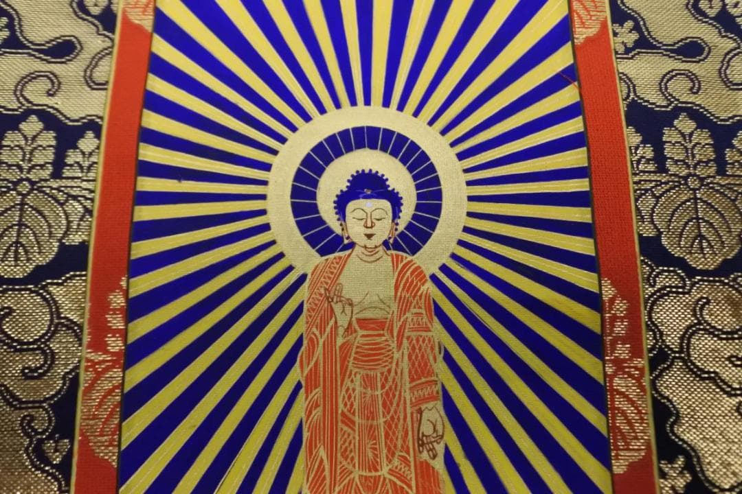 掛軸 未使用 仏具 浄土真宗本願寺派 東 手書上金 100代 1907