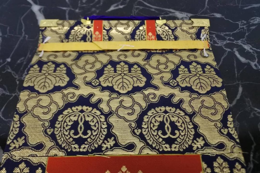 掛軸 未使用 仏具 浄土真宗本願寺派 東 手書上金 100代 1907