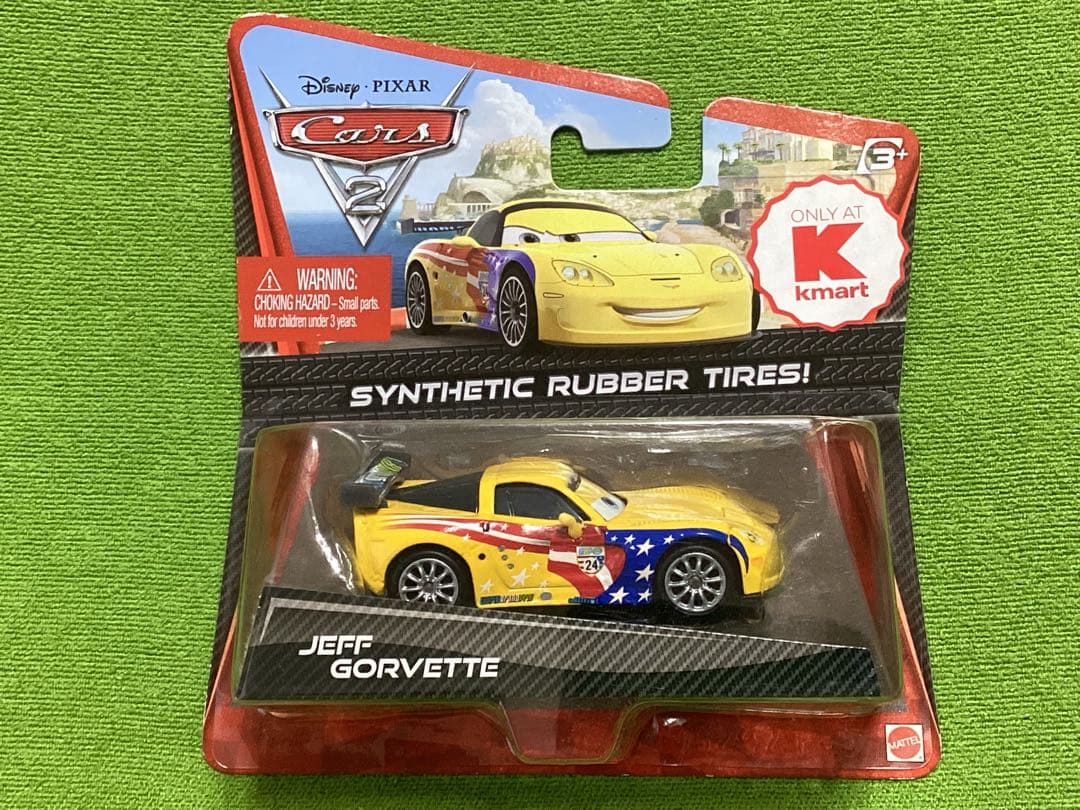 ディズニーカーズ マテル新品 SYNTHETICラバータイヤ装着ジェフゴルベット