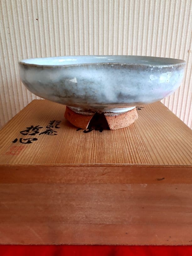 萩焼、仙石哲心の菓子鉢
