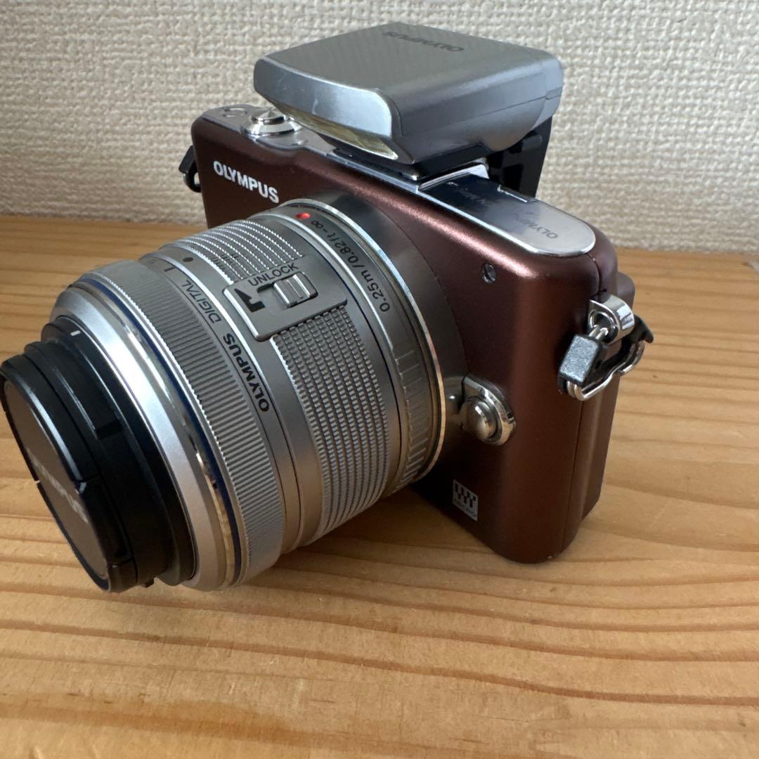 OLYMPUS PEN mini E-PM1 ブラウン　箱あり