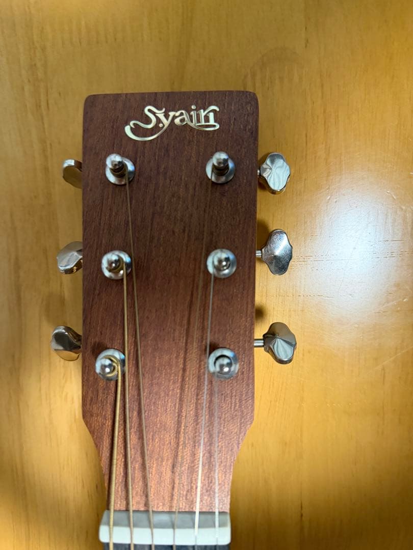 S.yari YM-02/MH アコースティック　ミニギター ケース付き