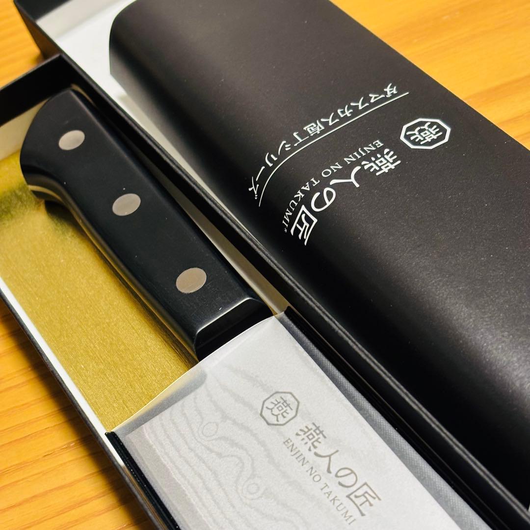 燕人の匠　ダマスカス　ETK-1500 三徳庖丁170mm ダマスカスナイフ