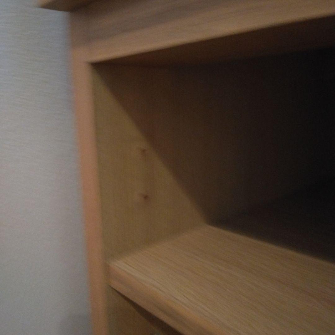無印良品 木製キャビネット 脚付き