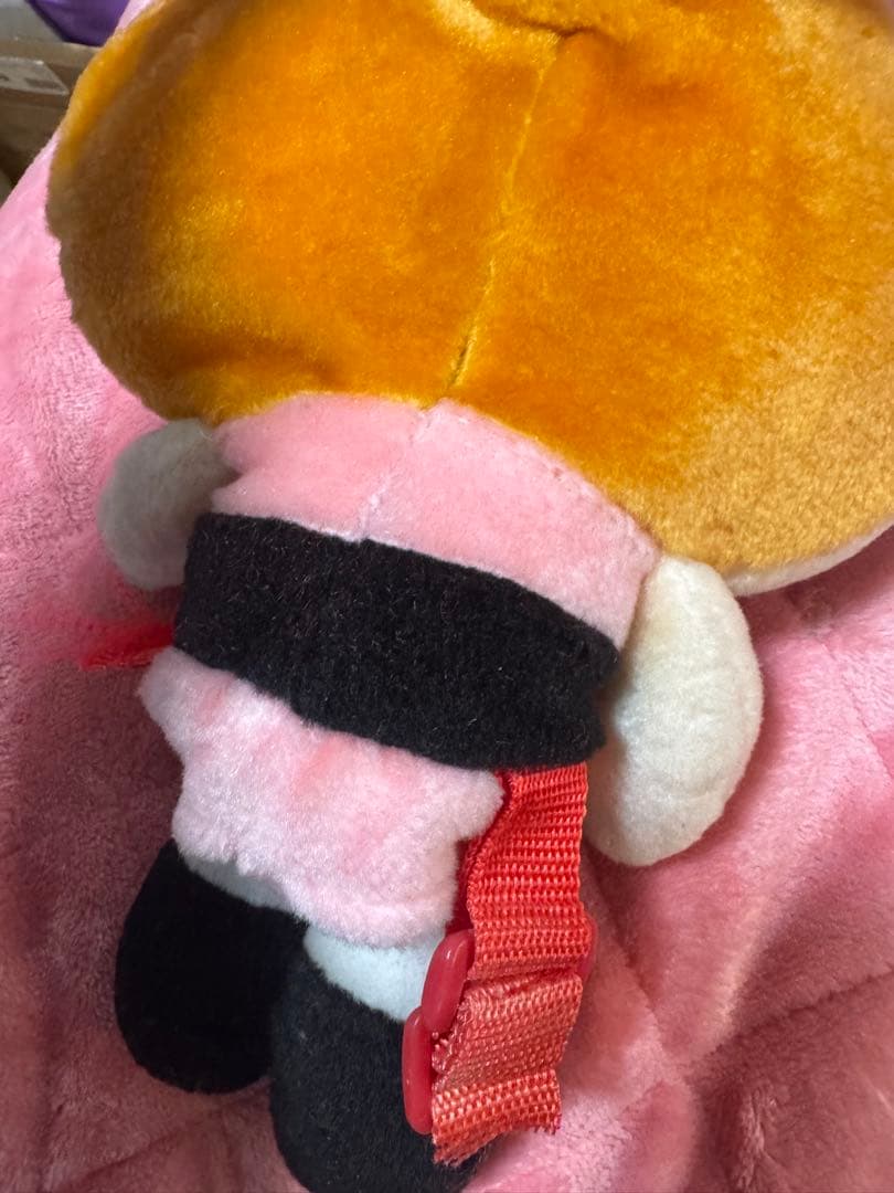 【ジャンク品】00s当時物 パワーパフガールズ ブロッサム ぬいぐるみリュック