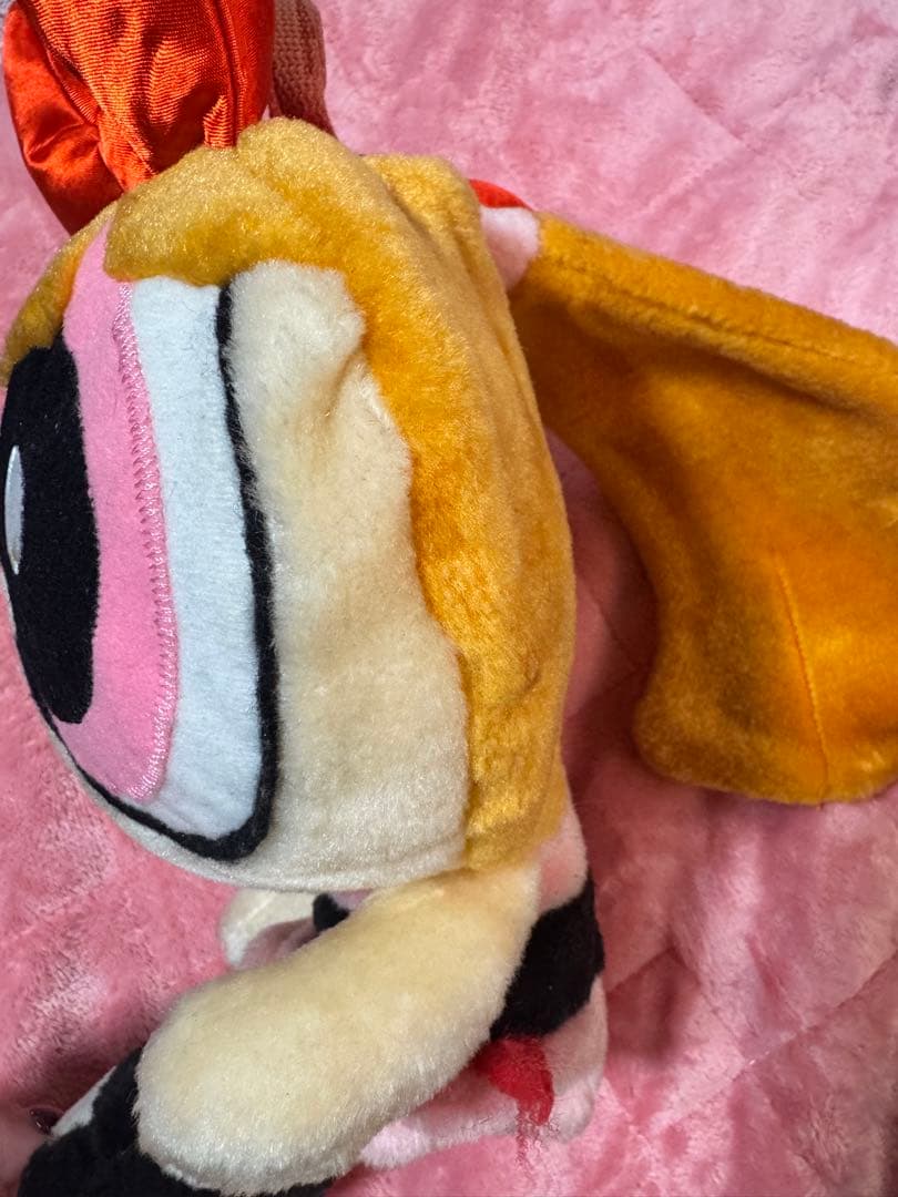 【ジャンク品】00s当時物 パワーパフガールズ ブロッサム ぬいぐるみリュック