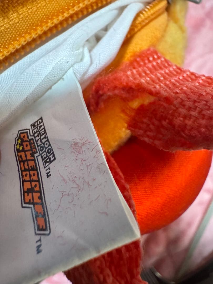 【ジャンク品】00s当時物 パワーパフガールズ ブロッサム ぬいぐるみリュック