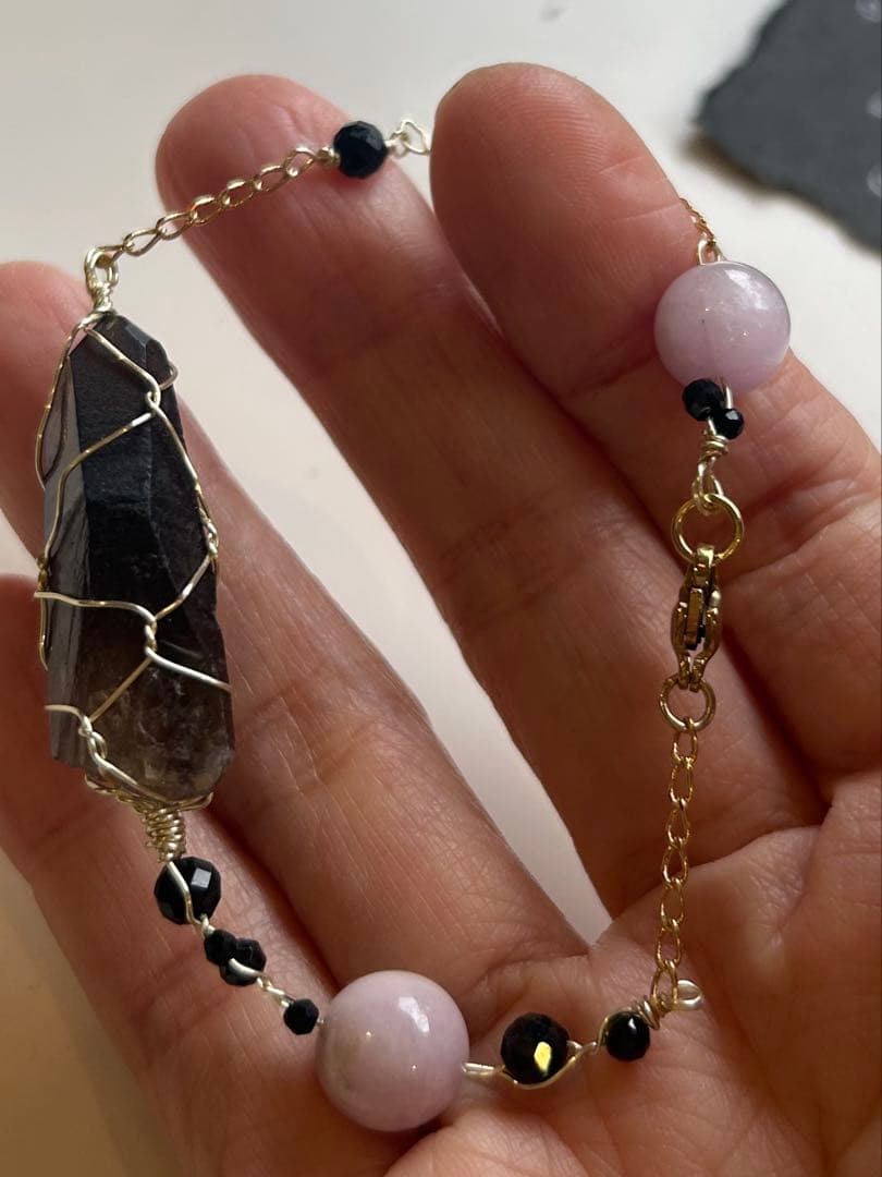 モリオン、クンツァイト　ブレス