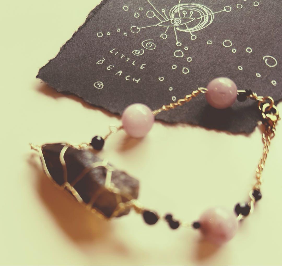 モリオン、クンツァイト　ブレス