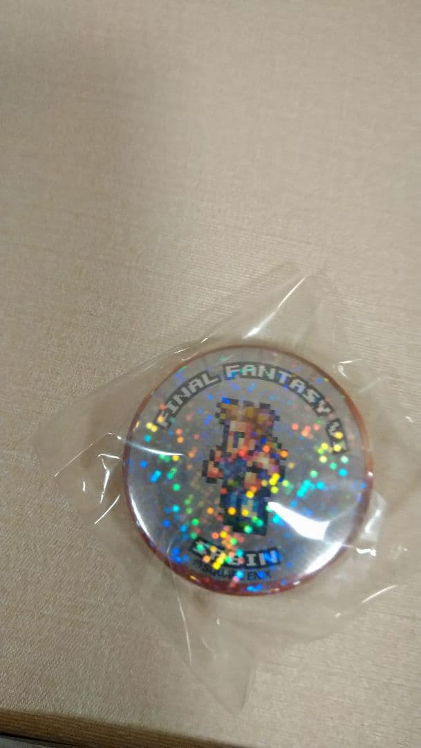 レコードキーパー　缶バッジ　ホログラム　FF6　マッシュ Vol.2