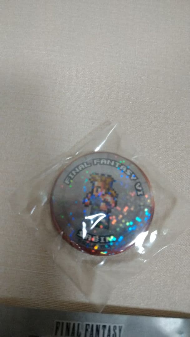 レコードキーパー　缶バッジ　ホログラム　FF6　マッシュ Vol.2