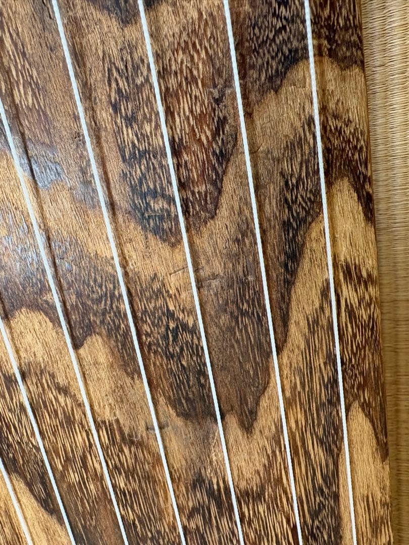 HARUHARU 総紅木仕上げ 13絃箏 綾杉彫り 並甲 琴柱 付属