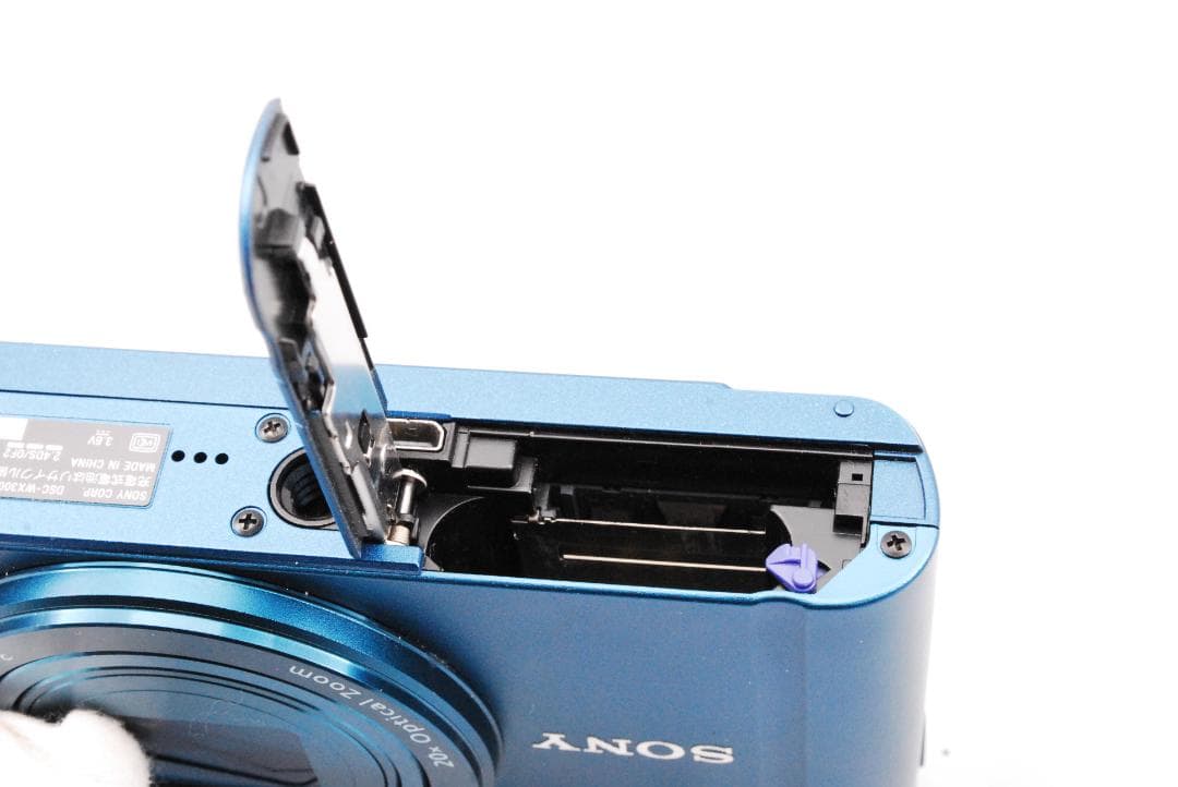 【美品】　SONY Cyber-shot DSC-WX300 ブルー 動作確認済