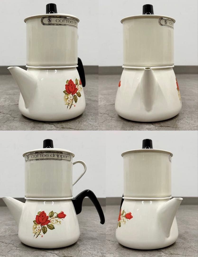 SNT1245 美品 レア 未使用 レトロポップ ケトル＆コーヒードリッパー