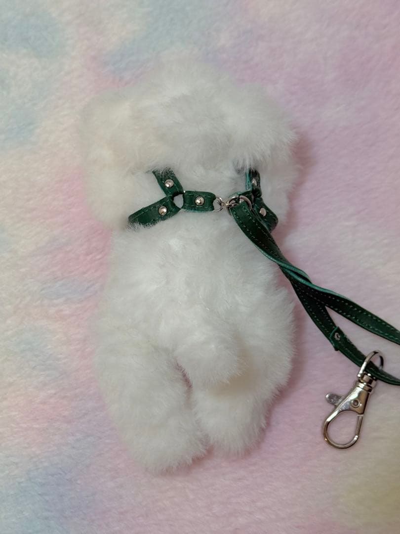 ★ハンドメイド★ いっしょにおでかけ ペキニーズ ぬいぐるみ ホワイト
