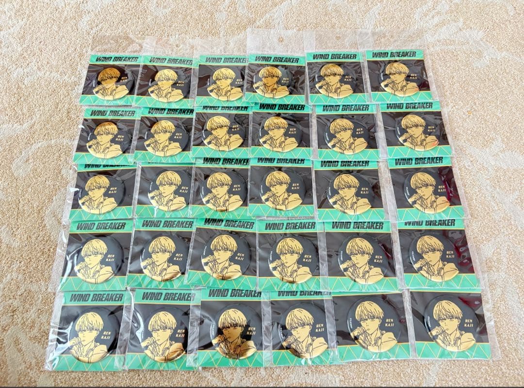 WIND BREAKER 梶蓮 缶バッジ80個