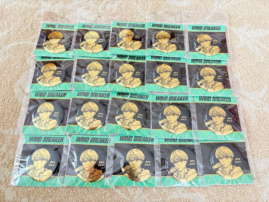 WIND BREAKER 梶蓮 缶バッジ80個