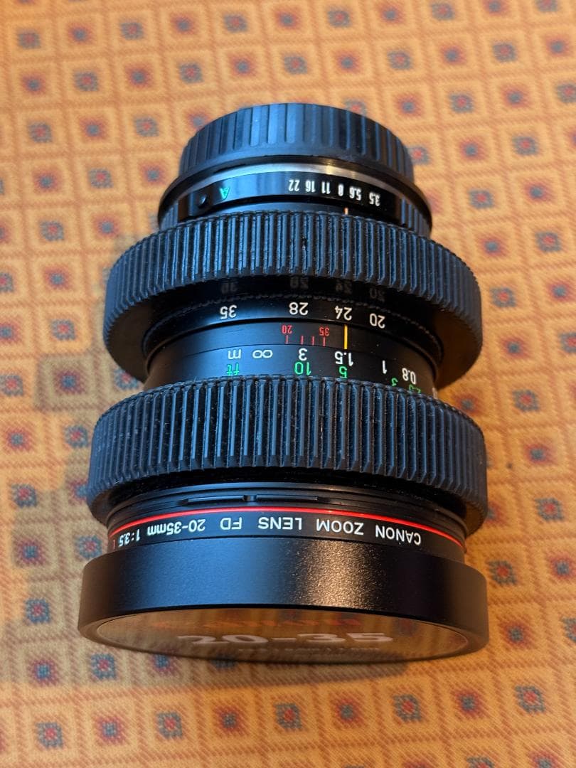 レンズ(ズーム) Canon FD Zooms cine-mod EF