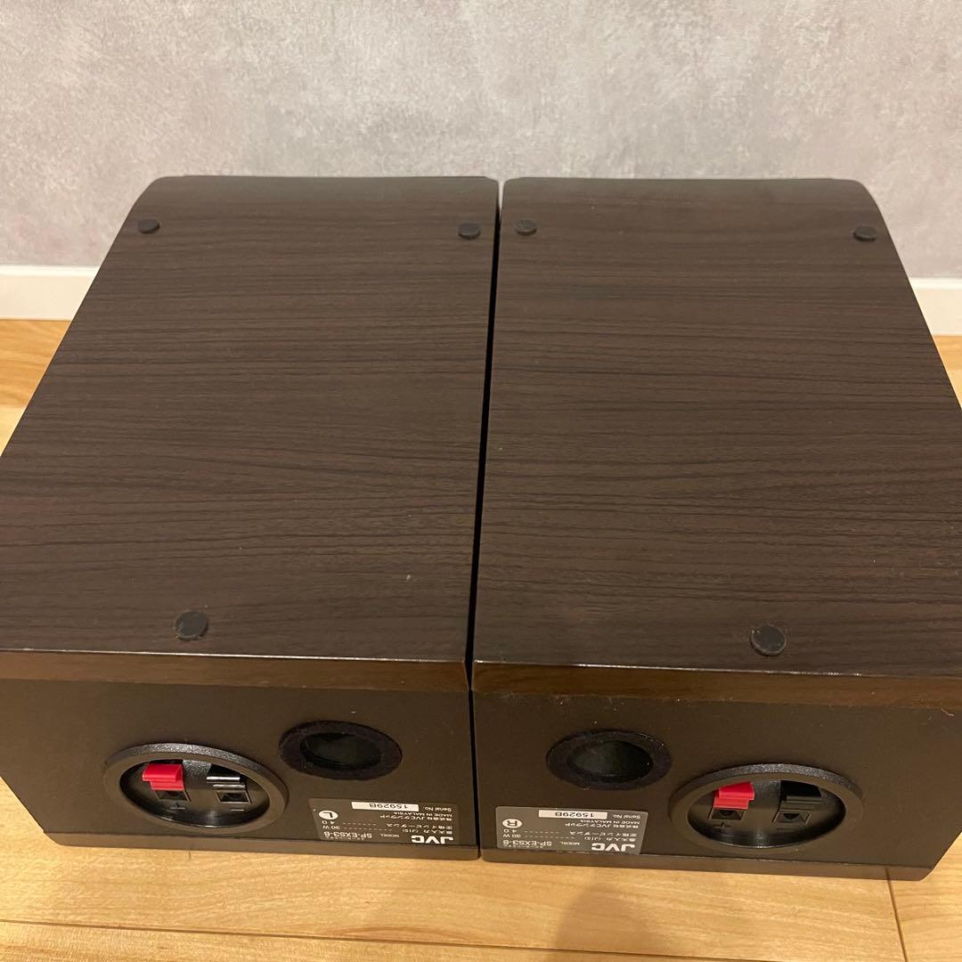 JVC SP-EXS3-B ウッドコーン スピーカー ペア 木製 高音質