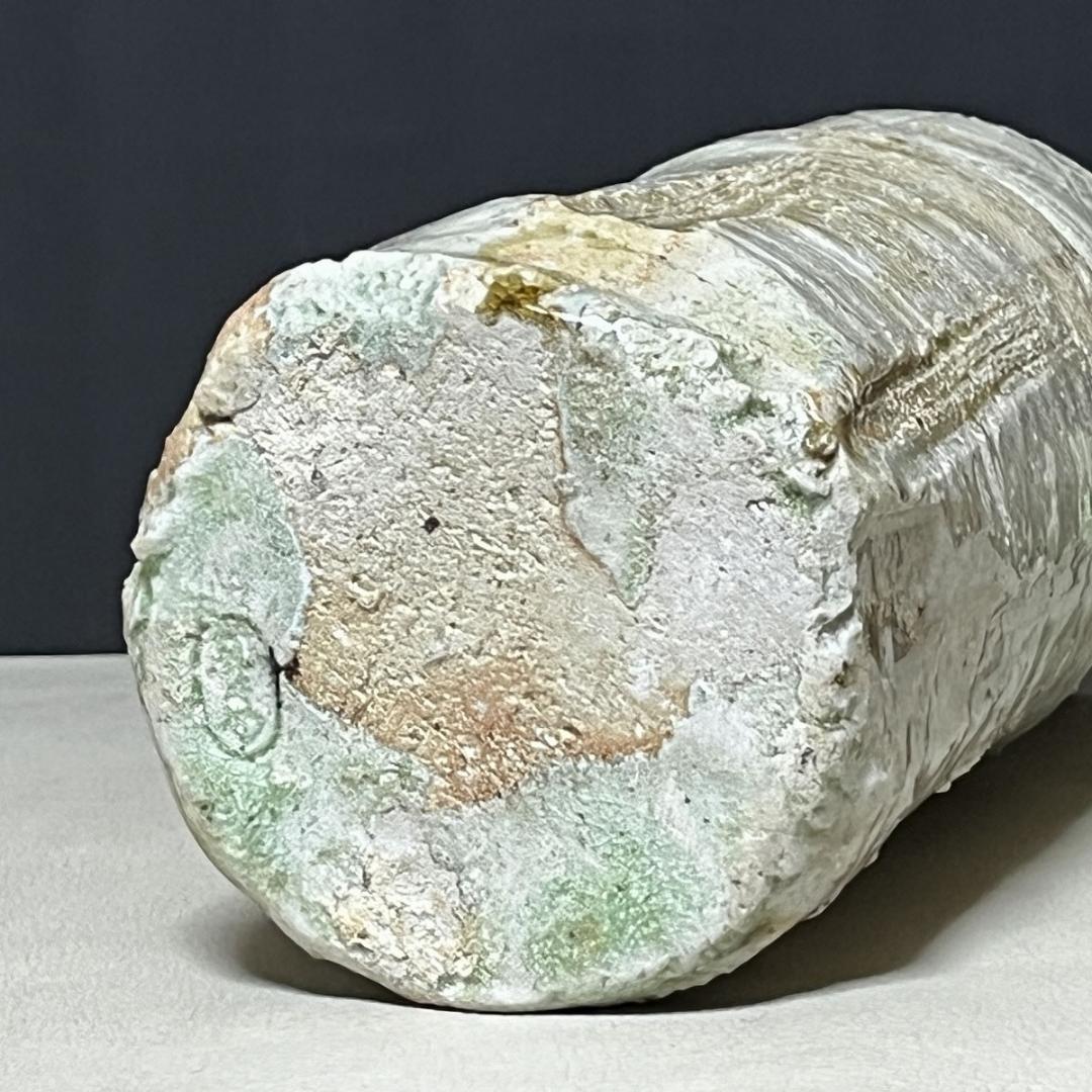 真葛香斎 伊賀 写 花入 共箱 耳付花入 茶道具 【k3154】