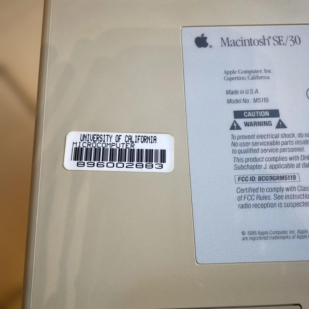 Apple Macintosh SE/30 ジャンク