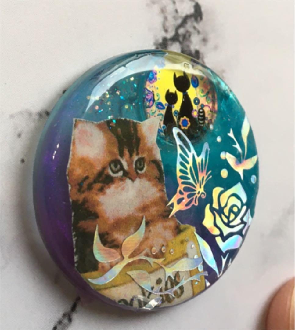 レジンヘアゴム♡キラキラバラ猫ちゃん・再販不可