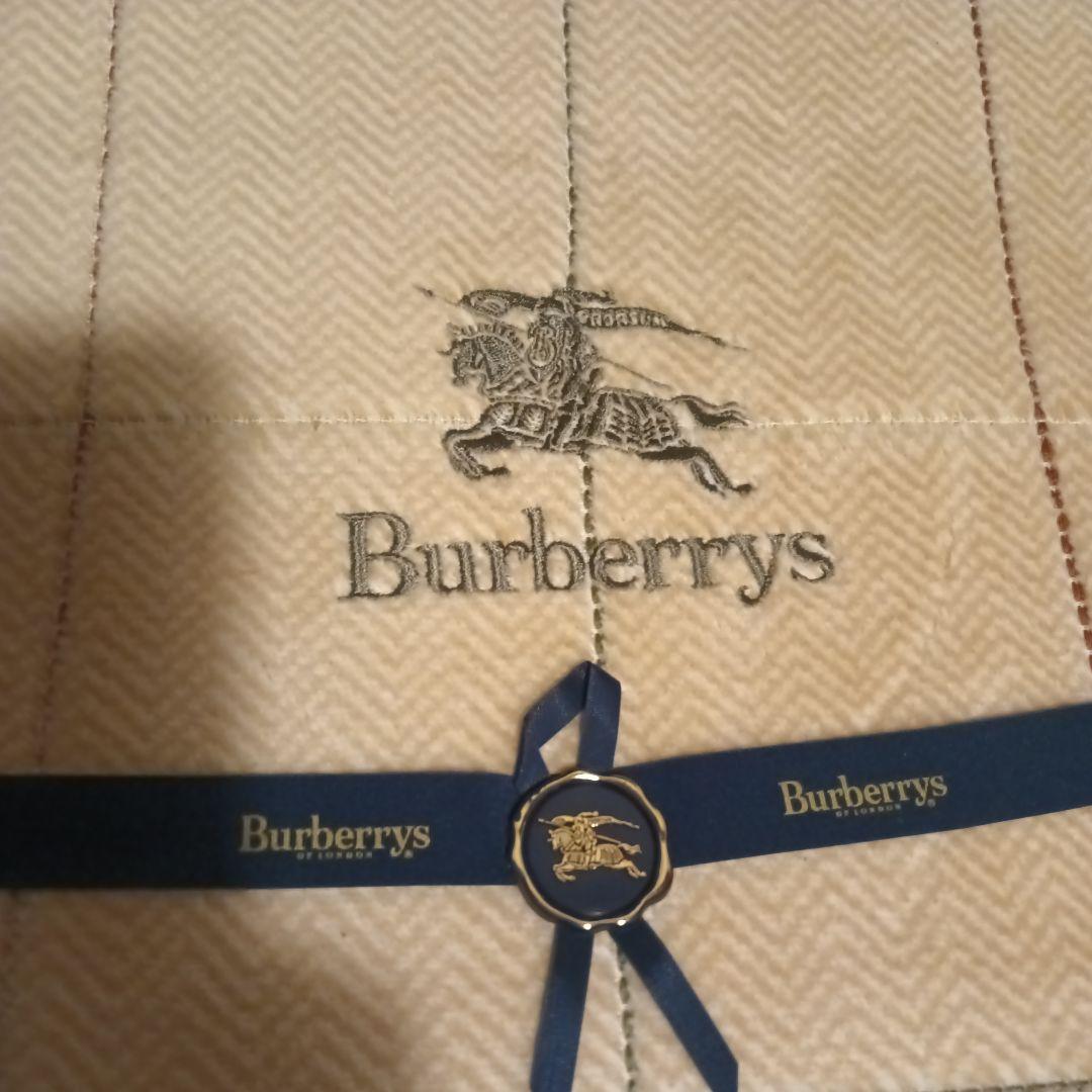 Burberry バーバリーシール織綿毛布洗えるシングル綿100％ 11月9
