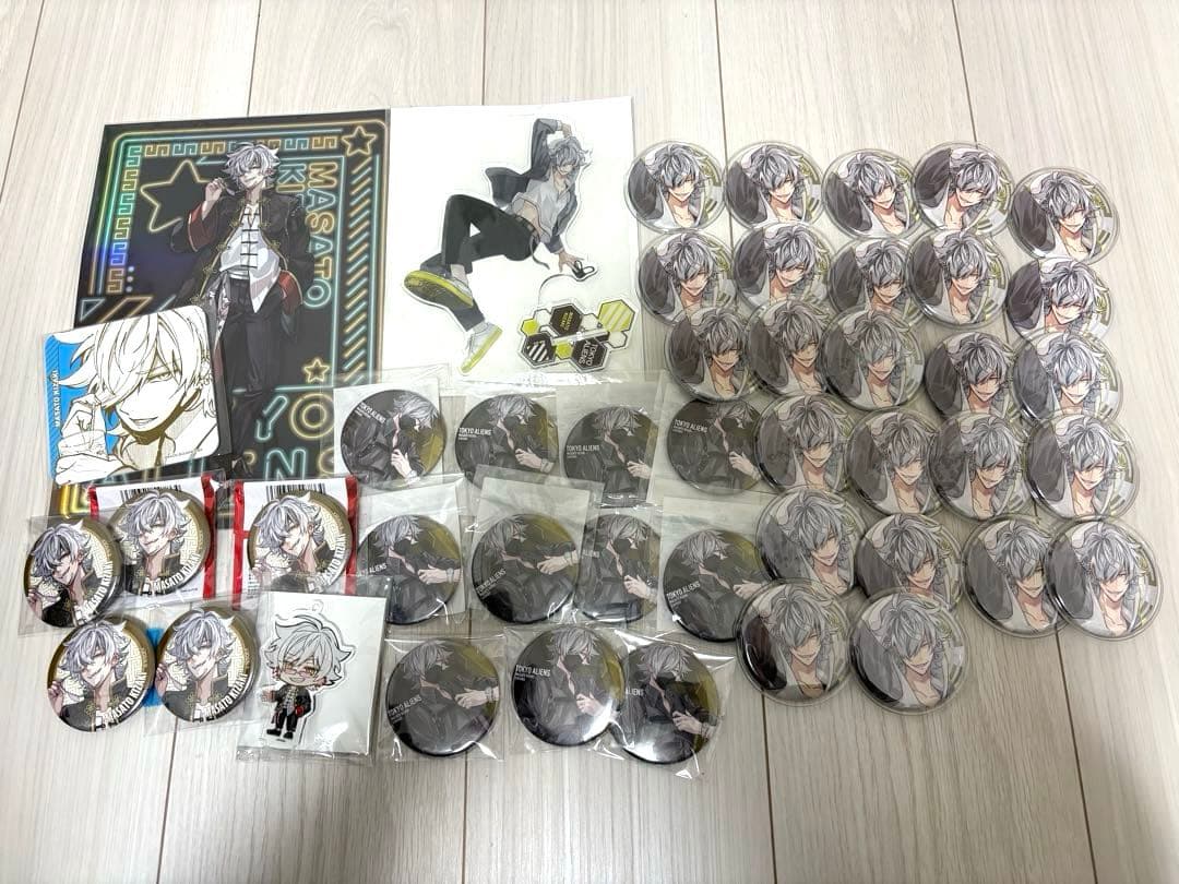 東京エイリアンズ 鬼崎将斗 缶バッジ アクスタ セット