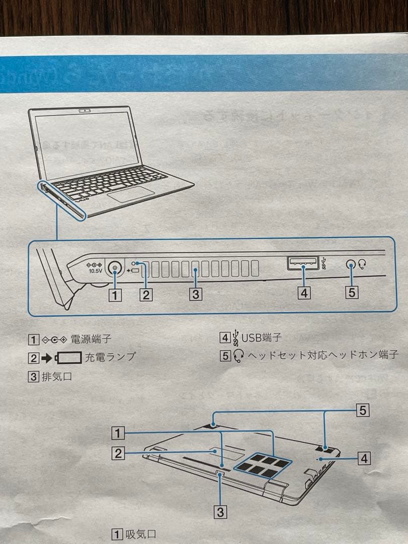 Windowsノート本体 SONY VAIO VJS111D11N i5-6200 4GB SSD128