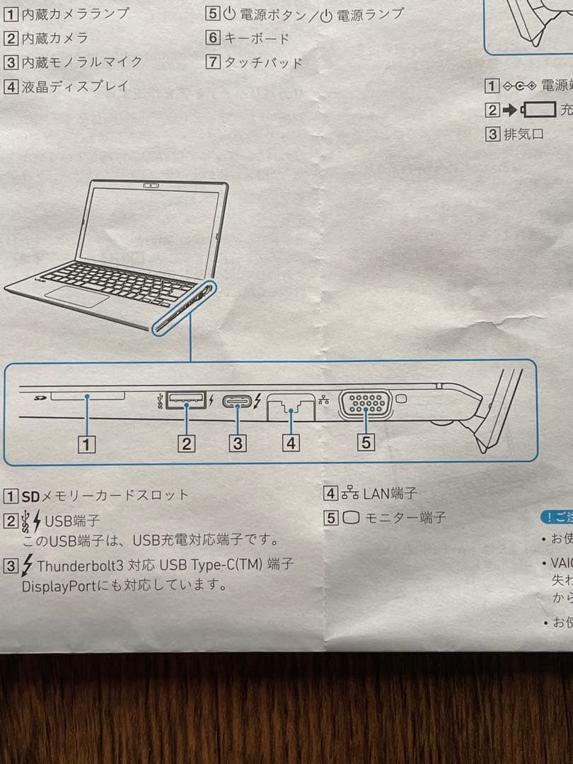 Windowsノート本体 SONY VAIO VJS111D11N i5-6200 4GB SSD128