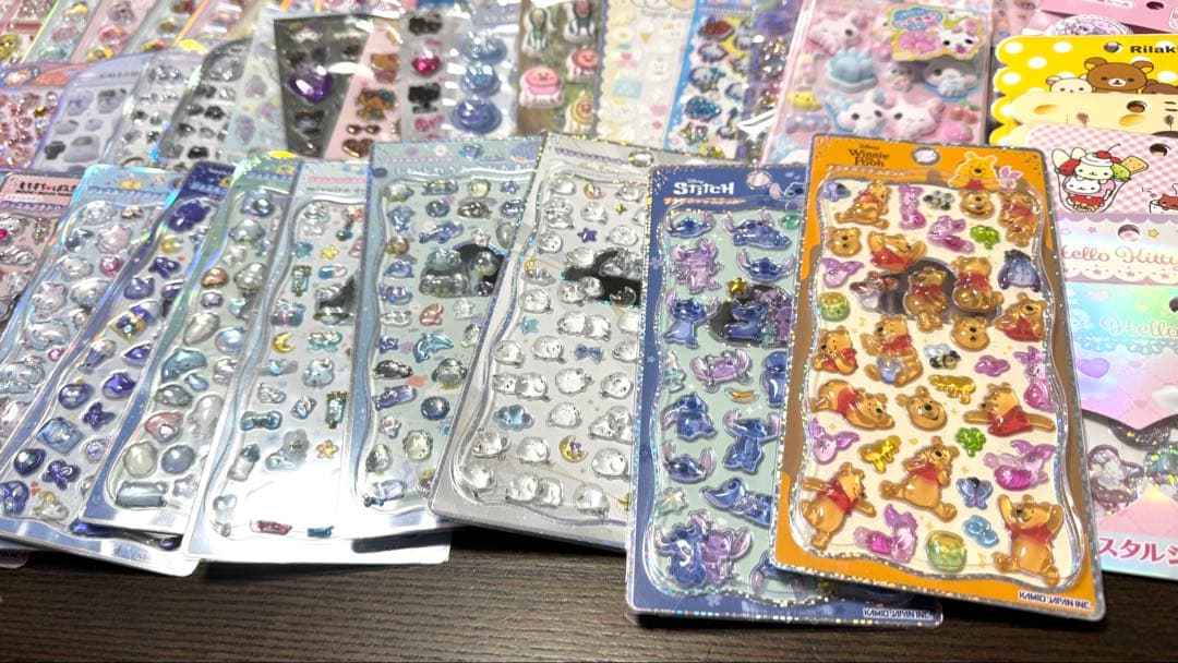 【161枚まとめ売り】ボンボンドロップシール うるちゅるシール プチドロ