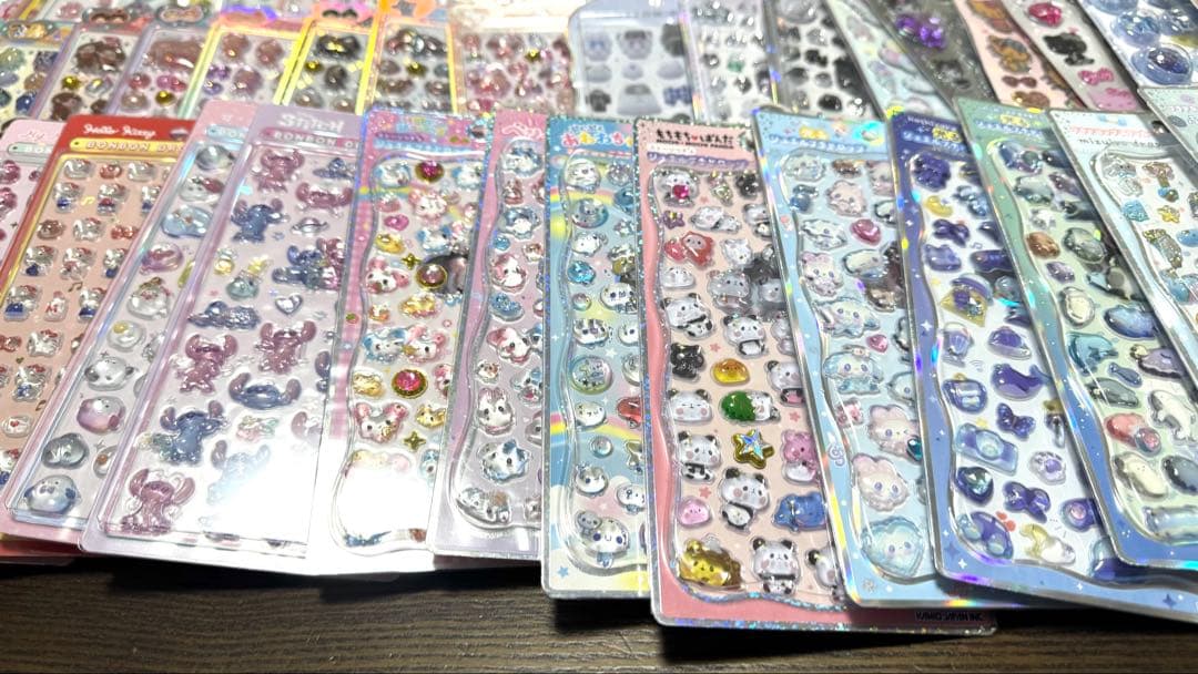 【161枚まとめ売り】ボンボンドロップシール うるちゅるシール プチドロ