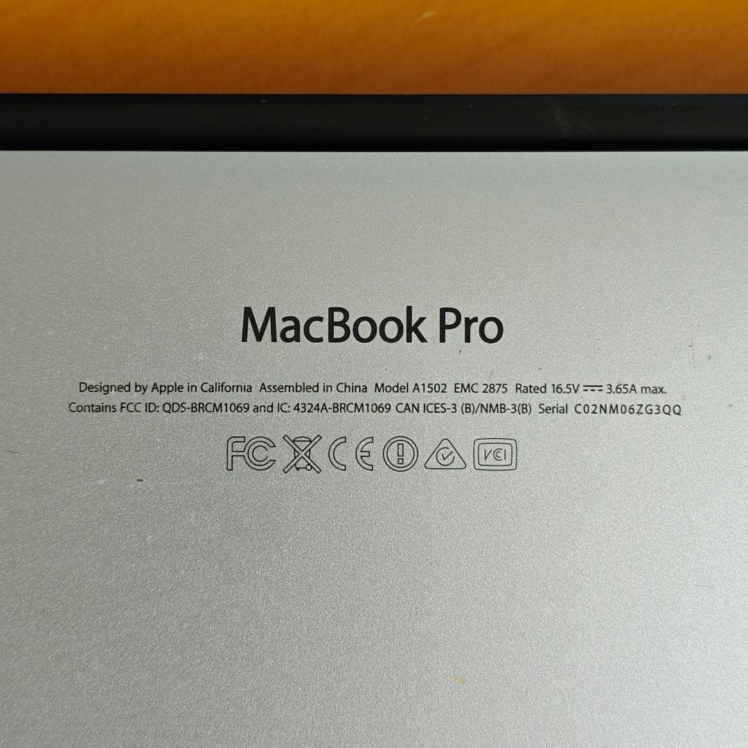 【完動品】Macbook Pro 13インチ i5 8G バッテリー正常