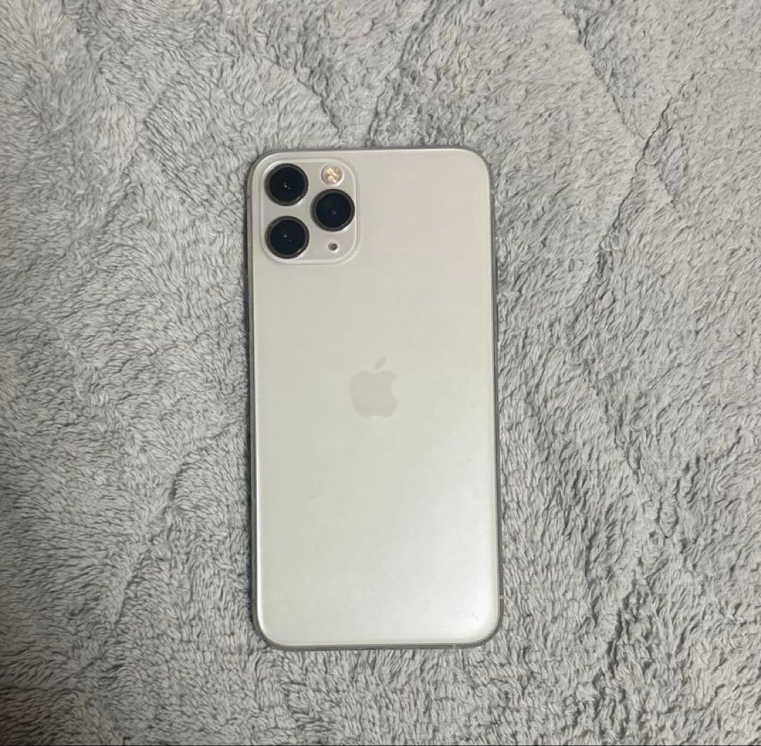 Apple iPhone 11 Pro ホワイト 画面ひびあり