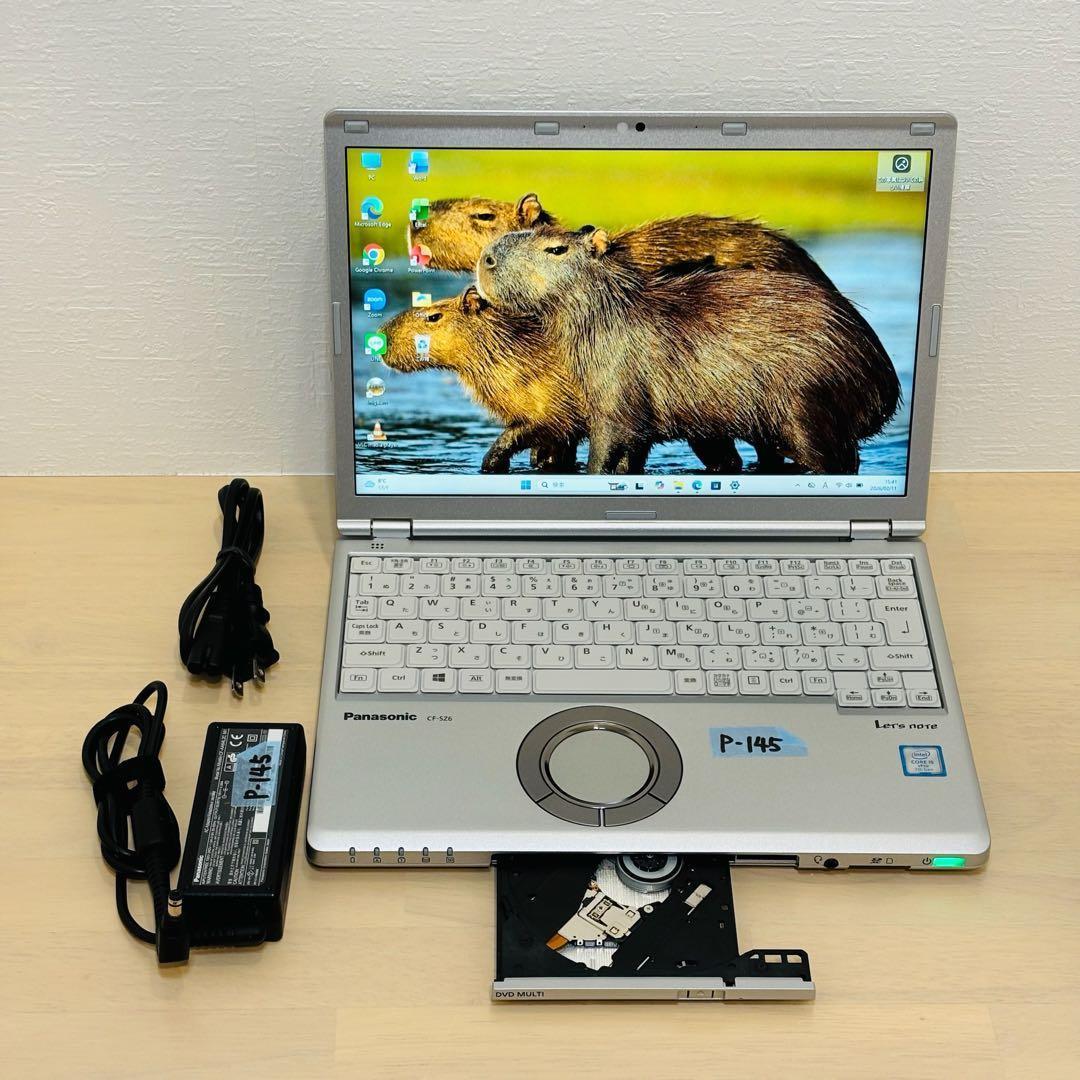 レッツノート PC Windows11 SSD DVD オフィス付き P-145