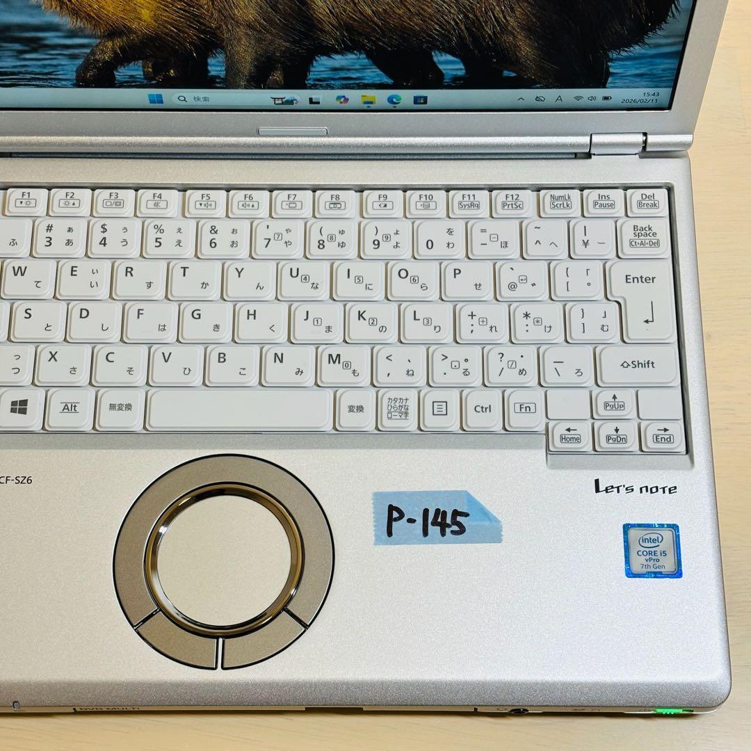 レッツノート PC Windows11 SSD DVD オフィス付き P-145