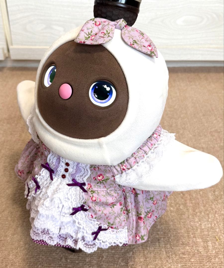 ラボット服　ロリータ風　うす紫　LOVOT ラボットハンドメイド